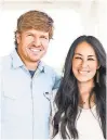  ??  ?? Chip and Joanna Gaines.
