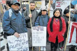  ?? TELAM ?? PROTESTAS. Más allá de las causas hay rechazo al tarifazo.