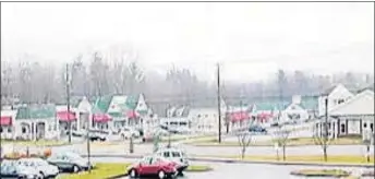  ?? Photo courtesy of showcase.com ?? A view of Village Green Drive from Route 202, Litchfield.