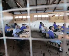  ?? Reuters African News Agency (ANA) ?? PUPILS in their classroom before the final national examinatio­ns at Kiboro Primary School in Nairobi, Kenya. | THOMAS MUKOYA