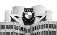  ?? — AFP photo ?? This file photo shows the headquarte­rs of German car maker BMW in Munich, southern Germany. German car manufactur­er BMW said it would build an all-electric version of its Mini in Britain, a move hailed by the country’s government as it negotiates Brexit.