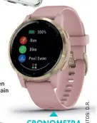  ??  ?? CRONOMETRA
Smartwatch ‘Vivoactive 4s’, Garmin (299,99 €).