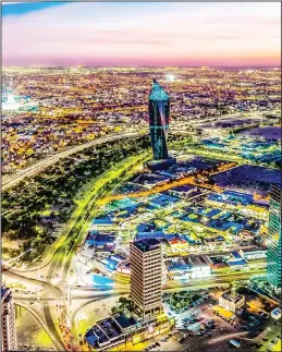  ?? The view of Kuwait City from Al Hamra Tower. (Nadeem Nawaz – KUNA) ??