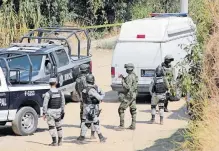  ?? / REDACCIÓN ?? Al sitio también se apersonaro­n elementos castrenses