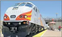  ??  ?? The Rail Runner, starting Monday, is adding a new stop — at the Kewa Pueblo Station — to its weekday morning, northbound express train run.