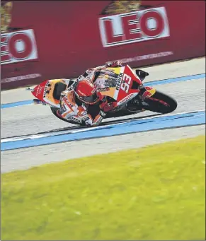  ?? Foto: EFE ?? Marc Márquez Se descarta para la victoria frente a las Ducati