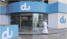  ?? Charles Crowell / The National ?? Du will offer the srvice outside Dubai