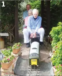  ??  ?? 1
PHOTO 1: Battery-electric power in action – a 5-inch gauge ‘Baby Deltic’ raising money for good causes at a private railway in Monmouthsh­ire.