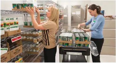  ??  ?? Toledo, Ohio-based ProMedica opened a grocery story in 2015 after years of data analysis showed food insecurity was an issue in its community. The pandemic forced some changes in how food was distribute­d.