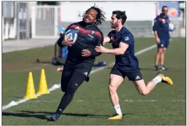  ?? (Photos AFP) ?? Bastareaud : un retour qui va être suivi de près.