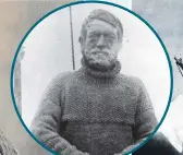  ?? ?? Left: Intrepid explorer Sir Ernest Shackleton and, above, shortly before his death in 1922