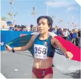  ?? FOTO: ARCHIVO ESTO ?? Madaí Pérez, a pesar de la elevada humedad, en Barranquil­la ganó el maratón. /