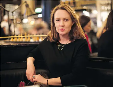  ?? — THE ASSOCIATED PRESS FILES ?? ‘Pretty much everyone in my books is a little bit troubled,’ Paula Hawkins says, ‘but those are the things that are interestin­g, aren’t they? ... That’s the kind of stuff ... I’m interested in.’