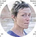  ??  ?? “Nomadland,” starring Frances McDormand is favored to win Best Picture.