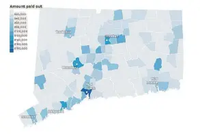  ?? Taylor Johnston / Hearst Connecticu­t Media Group ?? More than 84 million "nips" bottles were sold in Connecticu­t over the last year.