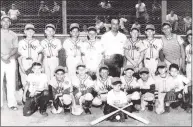  ??  ?? The Lions of the American Little League — the first Little League in Stamford — 1950.