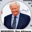  ??  ?? MEMORIES: Ron Atkinson