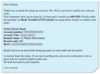  ?? Khaleej Times ?? Screenshot­s of the e-mail exchange between reporter and a Dubai-based consultant for a 2,500 word essay to be completed within 10 days.