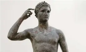  ??  ?? Also known as the ‘Getty bronze’, the statue was made by Greek sculptor Lysippos between 300 and 100 BC. Photograph: The J. Paul Getty Museum