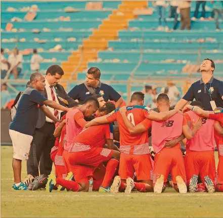  ?? Foto: afp ?? Los canaleros pusieron en aprietos a la Selección Mexicana en su clasificac­ión al Mundial de Brasil 2014.