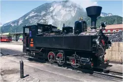  ?? Wllr ?? Zillertalb­ahn ‘u’ 0‑6‑2t No. 2 Zillertal at its home on June 17, following the completion of its winter overhaul.