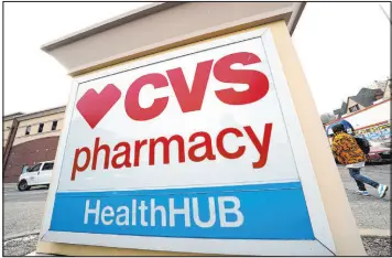  ?? Gene J. Puskar The Associated Press ?? Drugstore chain CVS Health is buying Oak Street Health for approximat­ely $10.6 billion. Oak Street Health runs clinics that specialize in treating Medicare Advantage patients.