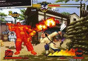  ??  ?? » [Above] Ikari Warriors was on of SNK’S first big surprise hits in the west.» [Right] It might look superficia­lly similar, but The Last Blade is very different to the Samurai Shodown series.