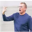  ?? FOTO: DPA ?? Zwei Fehler sind einer zu viel: Leipzigs Trainer Ralf Rangnick.