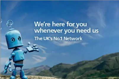  ?? EE ?? Campaña de O2 UK en la que la ‘teleco’ indica a sus clientes su plena disponibil­idad.