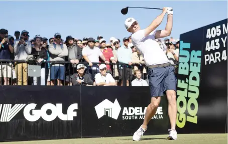  ?? AP ?? A dream was experience­d by Adelaide individual champion Brendan Steele, who won the first trophy of any kind for his HyFlyers GC team.