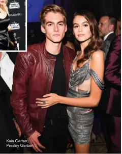  ??  ?? Kaia Gerber, Presley Gerber