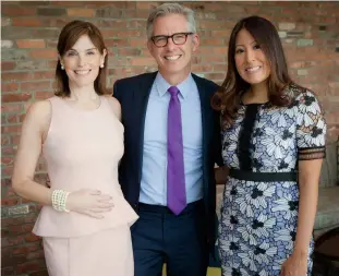  ??  ?? clockwise from top left: I spent a fabulous morning listening to Bryan Rafanelli talk about his career at a SERV Boston event (with founder Lisa Flores, right); with by CHLOE. Creative Director, Founder, and President, Samantha Wasser, at Boston’s...