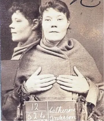  ??  ?? HISTORY UNRAVELLED: Picture of Catherine Anderson in 1893 that was uncovered by Aberdeen’s city archivist and, above, Perth Prison where the photograph was taken.