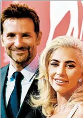  ?? VINCENZO PINTO/GETTY-AFP ?? Bradley Cooper and Lady Gaga at the 75th Venice Film Festival to promote “A Star Is Born.”