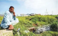  ?? AFP ?? A farmer closes the valve of a pump in Kafr Al Dawar village in ■ northern Egypt’s Nile Delta on November 26.