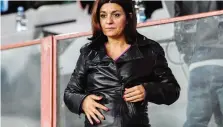  ?? ANSA ?? Vanessa Ferrero in una vecchia foto allo stadio Ferraris di Genova