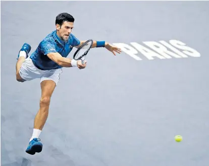  ??  ?? Novak Djokovic spielt nicht zuletzt Tennis, um Rekorde zu brechen.