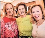  ??  ?? Starkes Bündnis: Angelika Gordon, Monika Gottlieb und Ingrid Resch (v.l.)