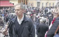  ?? (Photo Cyril Dodergny) ?? Pierre-Alain Mannoni, le chercheur niçois de  ans, poursuivi pour aide aux migrants.