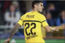  ?? FRANCISCO SECO — THE ASSOCIATED PRESS FILE ?? Christian Pulisic, seen here with Borussia Dortmund, has a vision of how opponents will view the Americans: “I don’t want them to see them as just the U.S. I want them to fear them like a big team.”