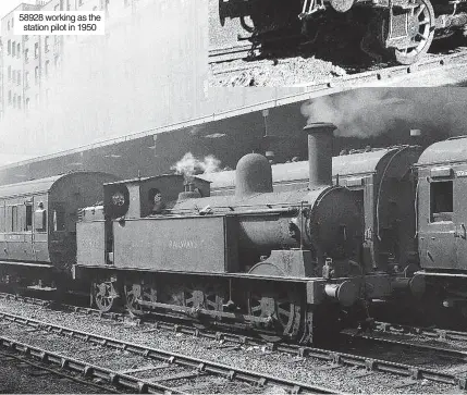  ?? ?? 58928 working as the station pilot in 1950