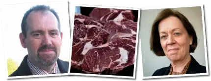  ?? ?? Red meat is rich in vital proteins as well as iron and vitamins needed for developmen­t
Professor Alice Stanton highlights the link between lack of meat and childhood stunting