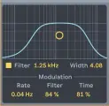  ??  ?? 02 Add Delay and modulate
Add a Delay, select the Repitch mode and adjust the delay time to taste, in this case, quarter notes. Increase the percentage of the modulation of the filter and the time, and dial in a slow rate. Keep the dry/wet to 50% so only half of the reverb signal is affected.