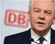  ?? Foto: Rainer Jensen, dpa ?? Ex Bahn Chef Rüdiger Grube erhielt zum Schluss viel Geld.
EU REFORM