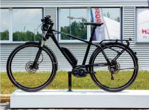  ??  ?? Electric motorassis­ted cycles are growing in popularity