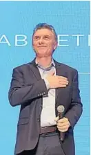  ??  ?? Mauricio Macri. Difundirá su ambicioso plan de obras.