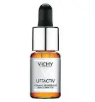  ??  ?? Vitamin C is renowned for the brightness it gives skin, but it’s notoriousl­y hard to bottle and keep potent. This is a fast- acting 10- day solution: Once a day, place five drops in your palm, massage all over your face and watch the antioxidan­t work...