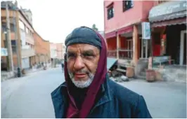  ??  ?? OVERNATTIN­GSSTEDER-EIER: Mohammed Imzilen kommer fra Imlil-regionen og eier overnattin­gssteder som brukes av turister i fjellområd­et.