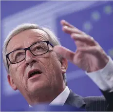  ??  ?? Presidente da comissão europeia Jean-Claude Juncker AFP