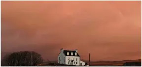  ?? ?? David Livingston­e: ‘ Stormy sky on Islay on Saturday morning’
